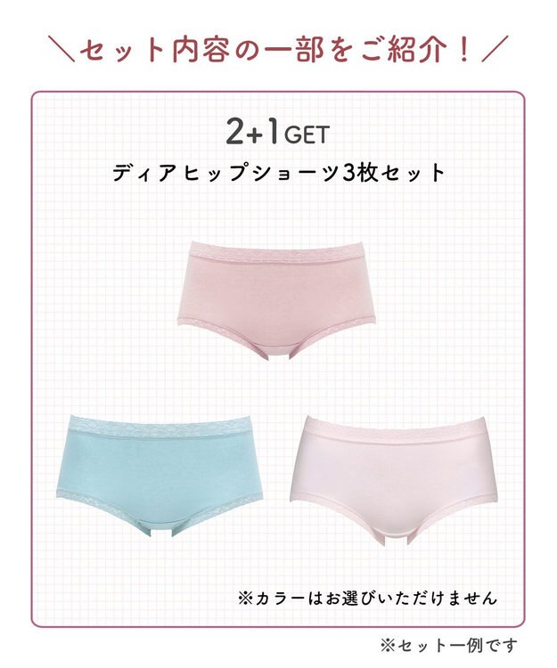 WACOAL 【ディアヒップショーツ】 お得な3枚セット はきこみ丈：ふつう PPA100 /ワコール その他