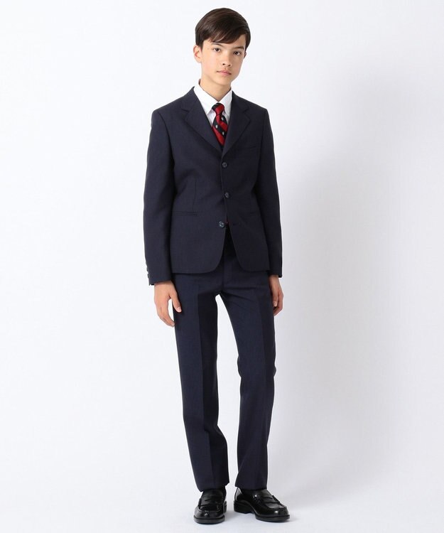 J.PRESS KIDS 【140-170cm】ギャバタッサー パンツ ネイビー系