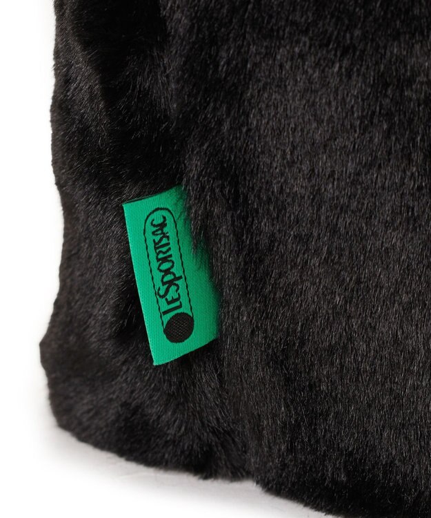 LeSportsac FUR E/W TOTE/ブラックフラッフィーファー ブラックフラッフィーファー