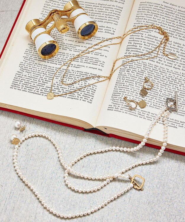 TOCCA LOGO CLOVER LAYERED NECKLACE ネックレス ゴールド系