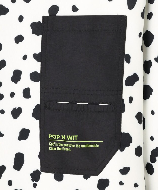 PW CIRCULUS 【MEN】スノーレオパード柄裏フリースモックネックT ホワイト系5