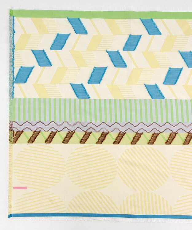 POLS KOKAGE フサスカーフ イエロー