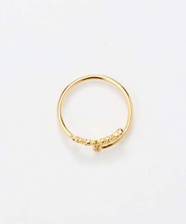 Phoebe ラッキーレターピンキーリングパワー) ゴールド