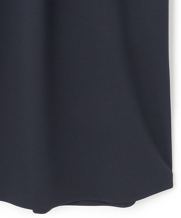 ICB 【WEB限定・洗える】ジョーゼットダブルジャージー ワンピース ネイビー系