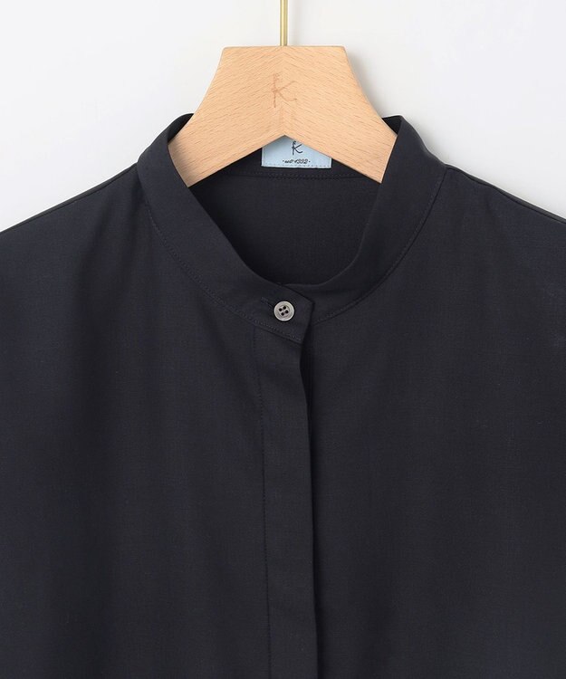 組曲 【WEB限定色あり】フルコーデフリルシャツ ネイビー系
