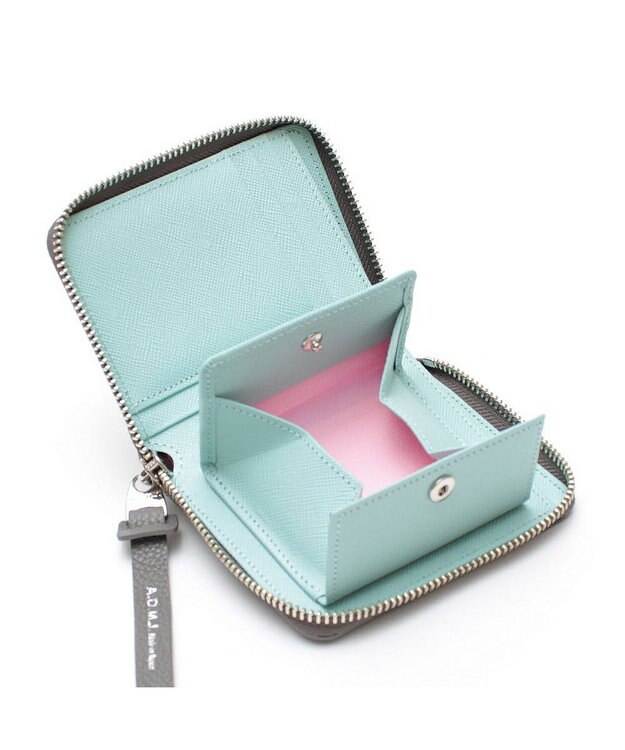 A.D.M.J. 【牛革】モーツァルト ザ・ビースモールウォレット セメントグレー