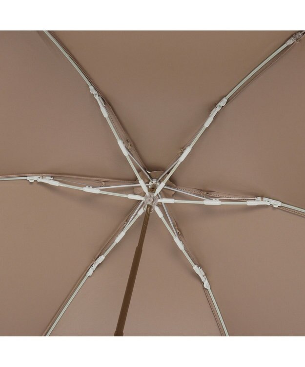 MOONBAT GRACY(グレイシー) 晴雨兼用日傘 折りたたみ傘 T/C Shirts stripe テラコッタ