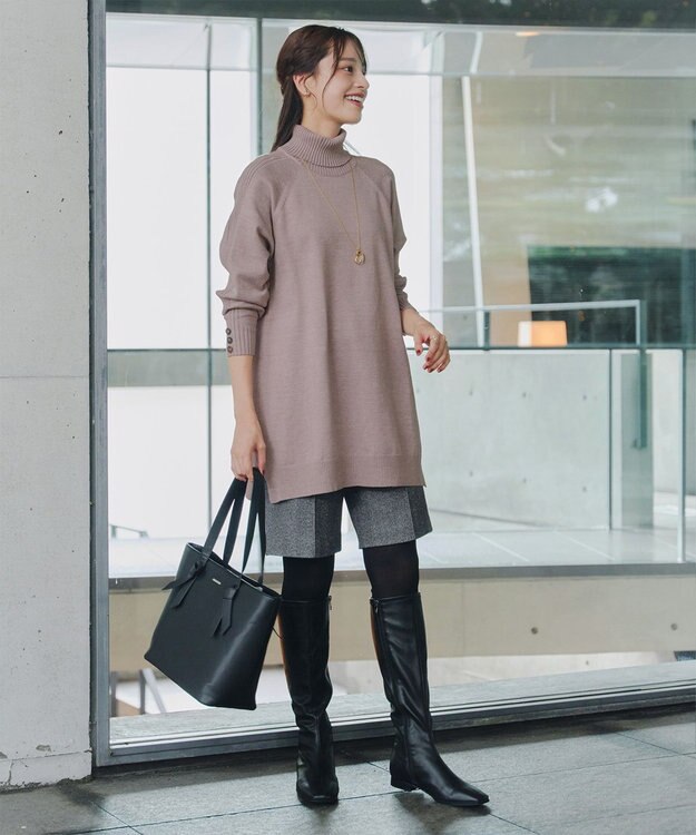 Tiaclasse 【安田美沙子さん　小倉優子さん着用】リボンデザイン通勤バッグ ブラック