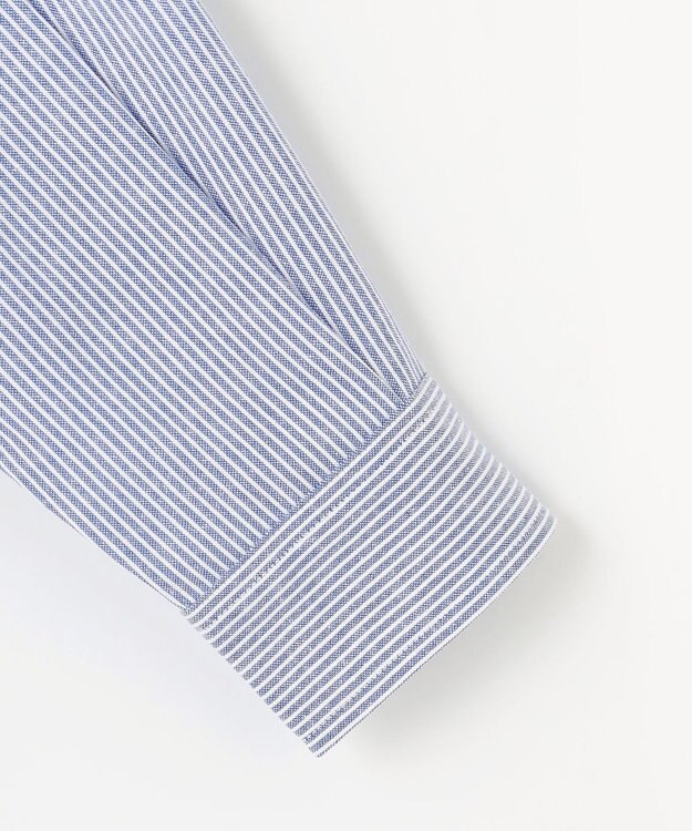 J.PRESS KIDS 【140-170cm】オックスフォード ストライプコンビシャツ ブルー系1