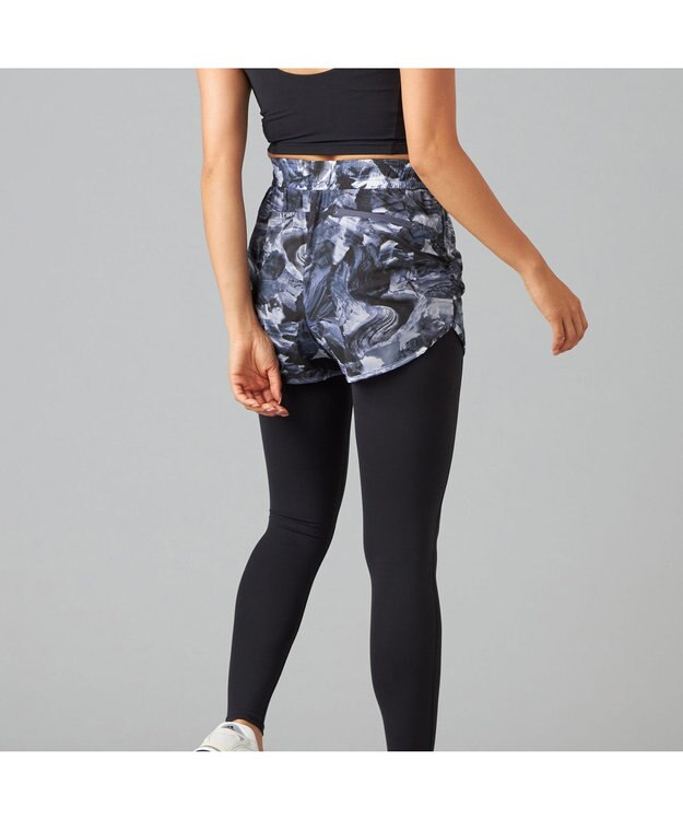 Chacott Chacott BALANCE コンパックショートパンツ ネイビープリント