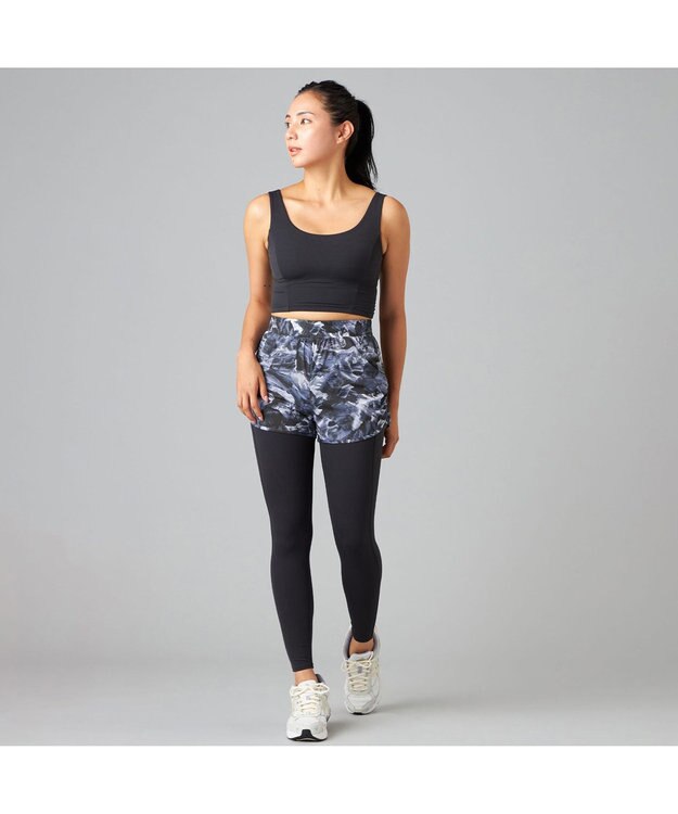 Chacott Chacott BALANCE コンパックショートパンツ ネイビープリント