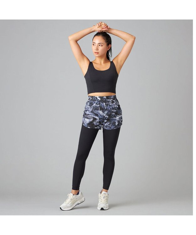 Chacott Chacott BALANCE コンパックショートパンツ ネイビープリント