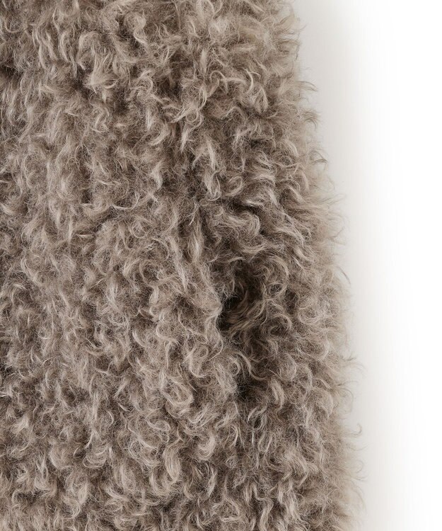 23区 S 【SLOW/一部店舗限定】フェイクファー ジレ ブラウン系