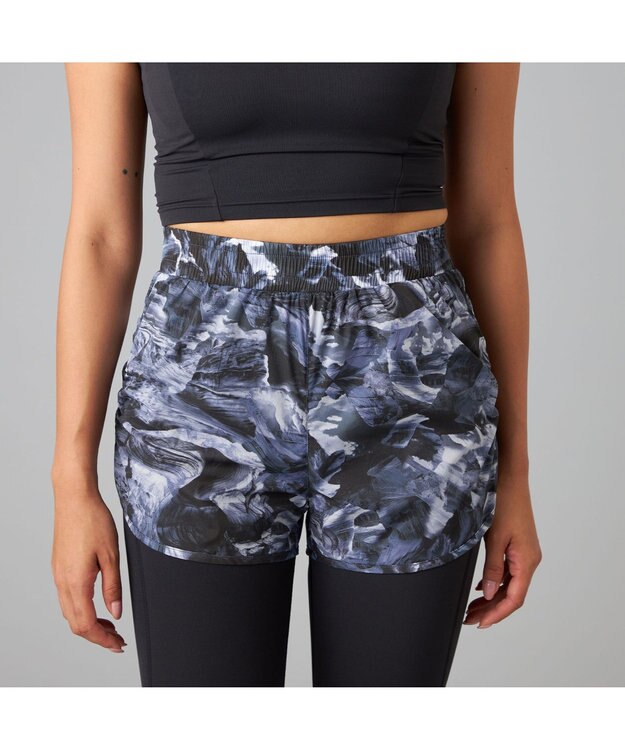 Chacott Chacott BALANCE コンパックショートパンツ ネイビープリント