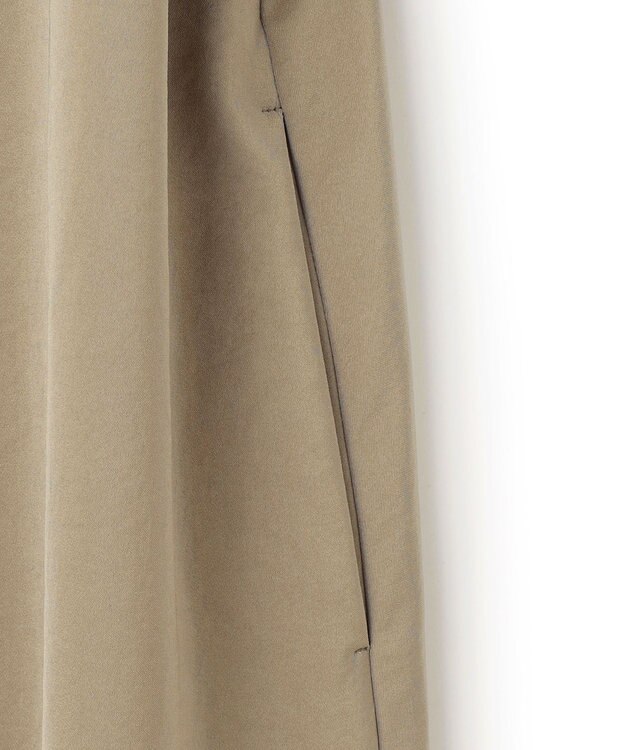 ICB L 【ASUMI・MANAMIコラボ 丈が選べる】ハシゴレースシャツワンピース カーキ系