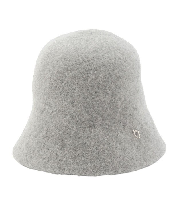 MOONBAT PAUL & JOE ACCESSOIRES 【畳める】ウール100%ネコチャーム付クロッシェ UV グレー