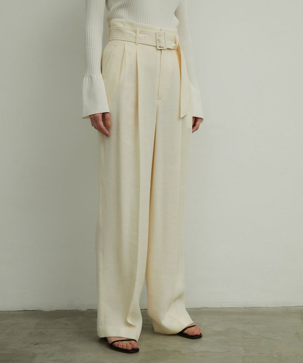 BEIGE， PAUL / ワイドパンツ Ecru