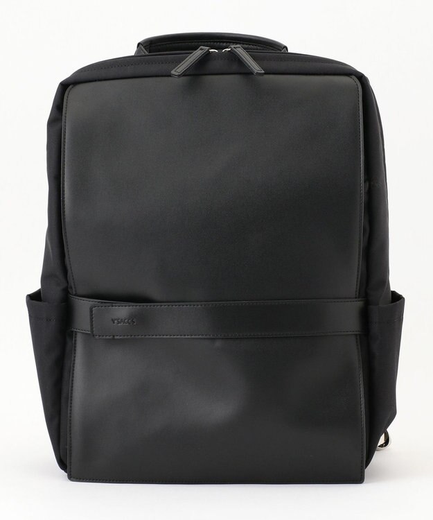 Y'SACCS ベルトスクエアリュックサック ブラック