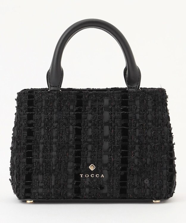 TOCCA 【ヨンア×大人百花コラボ】OPTARE BAG バッグ [コラボカラー]ブラックツイード