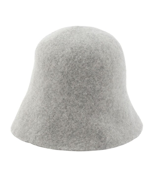 MOONBAT PAUL & JOE ACCESSOIRES 【畳める】ウール100%ネコチャーム付クロッシェ UV グレー