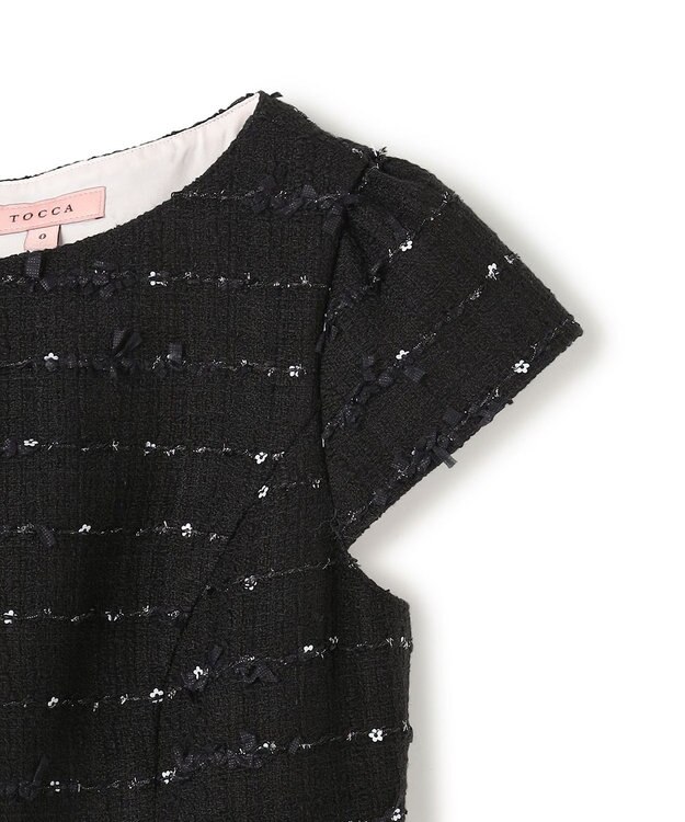 TOCCA FLOWER HIDE AND SEEK ドレス ブラック系