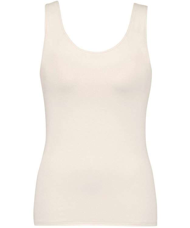 Wing カップ付きタンクトップ あったか素材 ブラトップ ラク きれいなバストシルエット 【シンクロブラトップ 保温タイプ】 ノースリーブ 秋 冬 ET1163 ウイング／ワコール クリーム