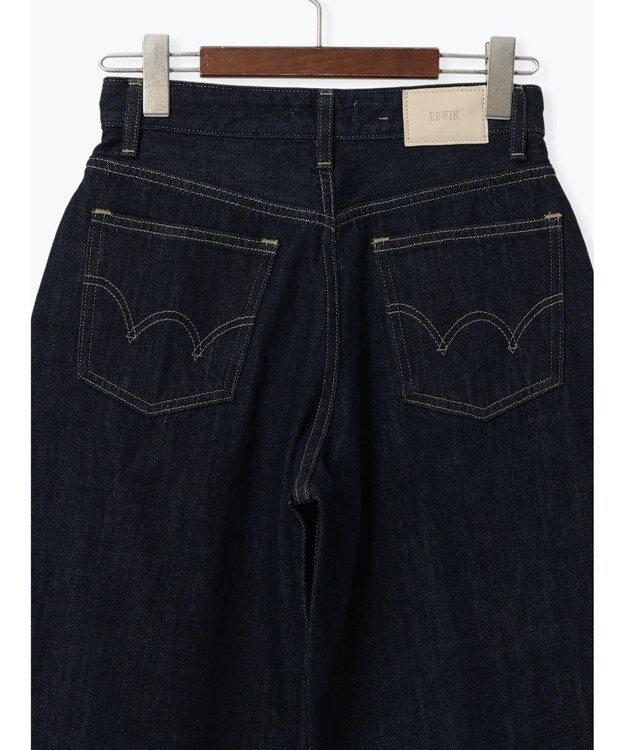 Te chichi 【EDWIN別注】ワイドデニムパンツ ネイビー