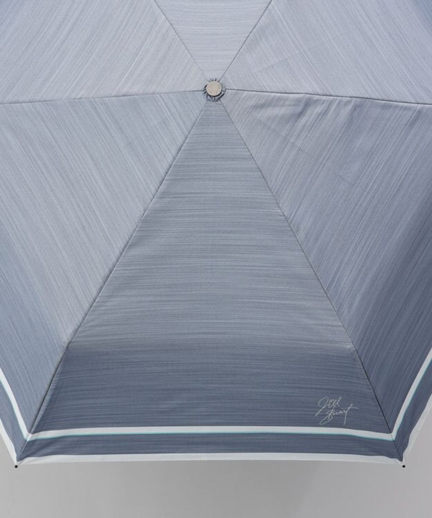 AURORA 【 JILL STUART（ジル スチュアート）】先染めボーダー晴雨兼用傘(折りたたみ傘) ネイビー