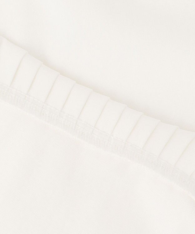 組曲 L クールプレーティング天竺プリーツ カットソー アイボリー系