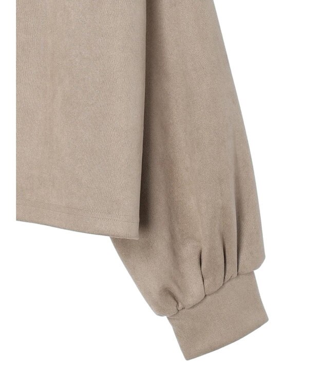 Green Parks ・ＥＬＥＮＣＡＲＥ　ＤＵＥ　スエードポンチハーフＺＩＰ Gray Beige