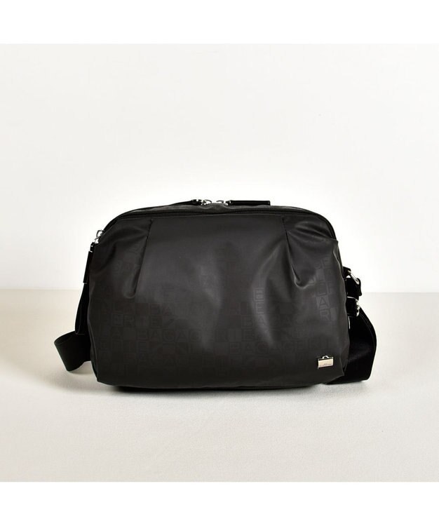 LA BAGAGERIE モノグラムデイリーショルダー ブラック