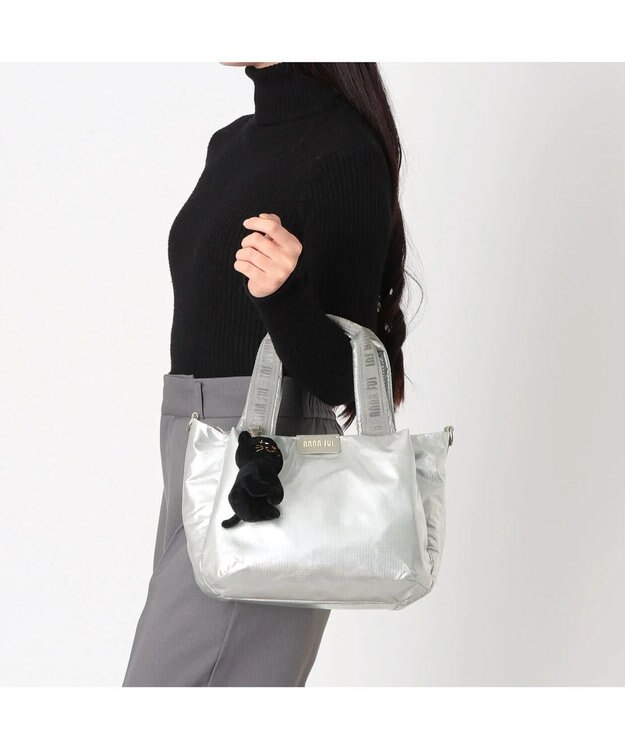 ANNA SUI ワンダー 2WAYトートバッグ シルバー