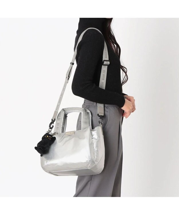 ANNA SUI ワンダー 2WAYトートバッグ シルバー