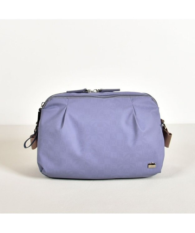 LA BAGAGERIE モノグラムデイリーショルダー ブルー