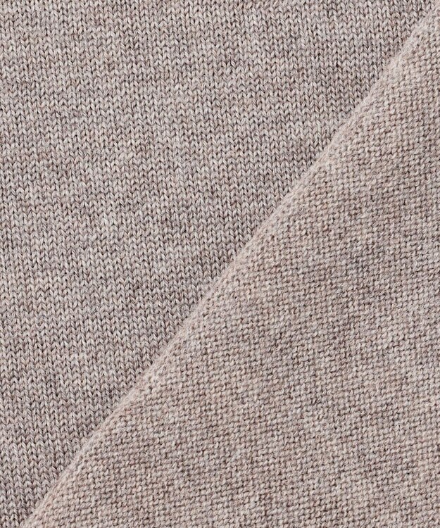 23区 S 【洗える】インターシャ ロゴ ニット ブラウン系