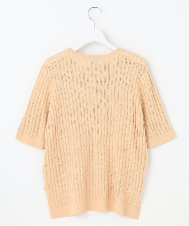 J.PRESS LADIES L 【洗える・抗菌防臭】VISCOSE STRETCH サマー ニット イエロー系