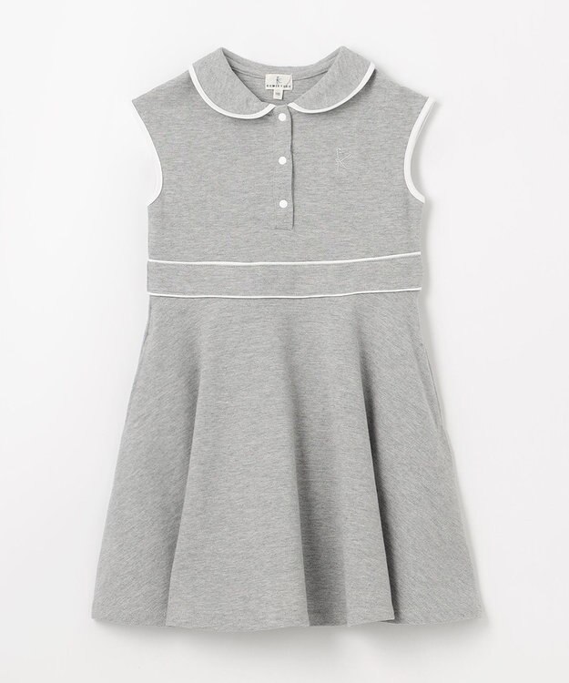 組曲 KIDS 【110-140㎝】カノコ ワンピース ライトグレー系