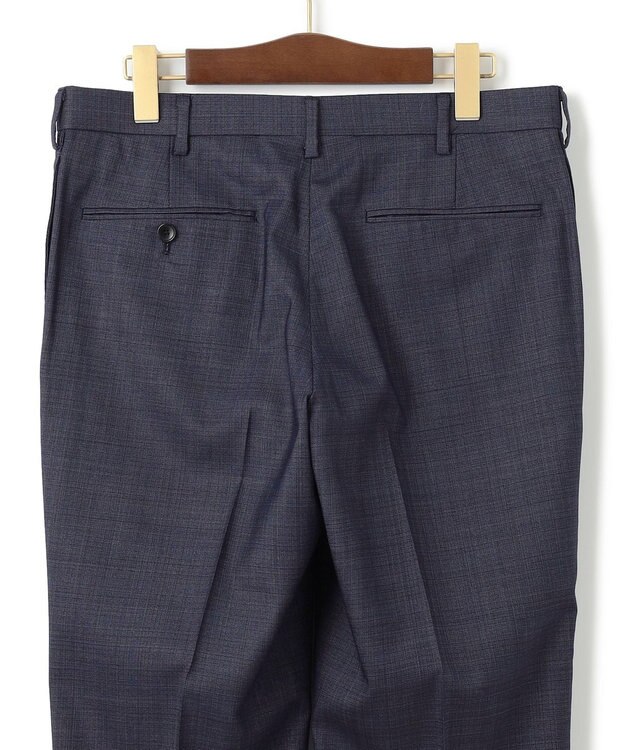 J.PRESS MEN 【ストレッチ / ウォッシャブル可】パワーストレッチウール インディゴルック スラックス ブルー系