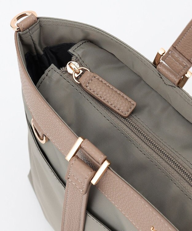 LA BAGAGERIE コンビ2WAYトートバッグ MEDIUM グレー