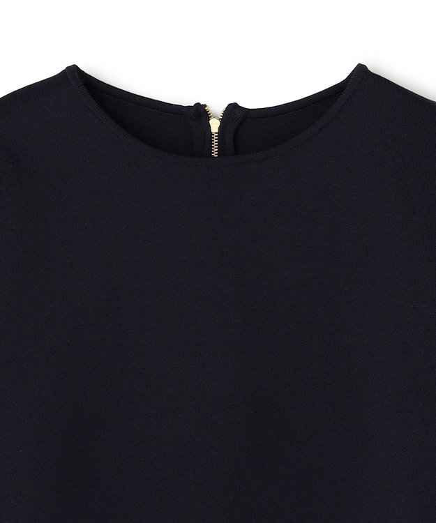 UNFILO L BEAUTY FORM KNIT フレアスカート セットアップ ネイビー