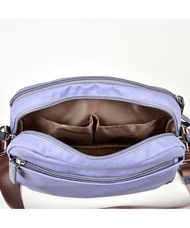 LA BAGAGERIE モノグラムデイリーショルダー ブルー