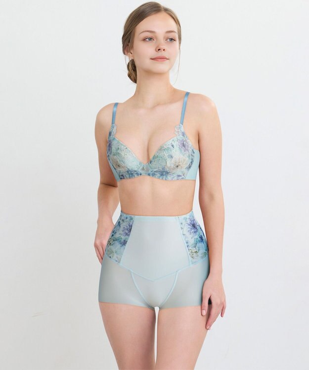 WACOAL ブラジャー 【ハグするブラ】 体温を感知してカラダになじむ 谷間メイク 脇高設計 レディース BXB478 /ワコール ターコイズ