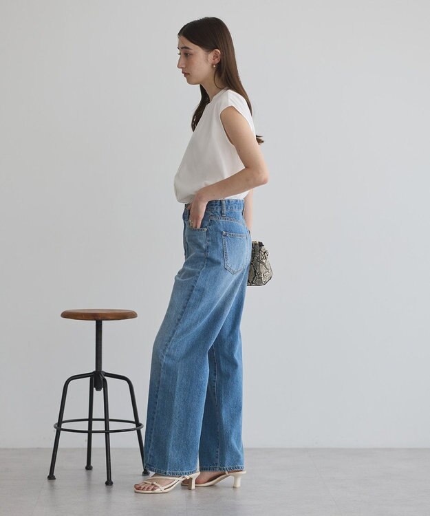 YECCA VECCA 【接触冷感】COOLバックピンタックブラウス Off White