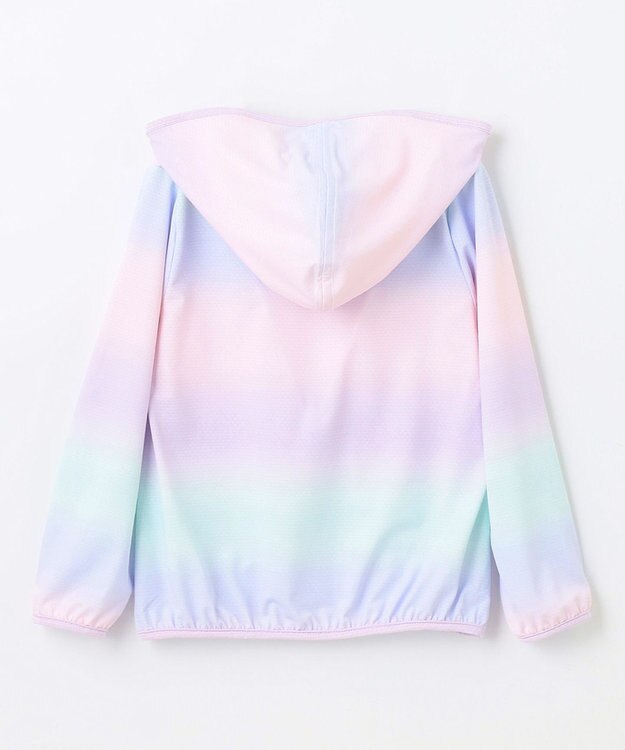 ANY KIDS サラサラ UVカット パーカー レインボー