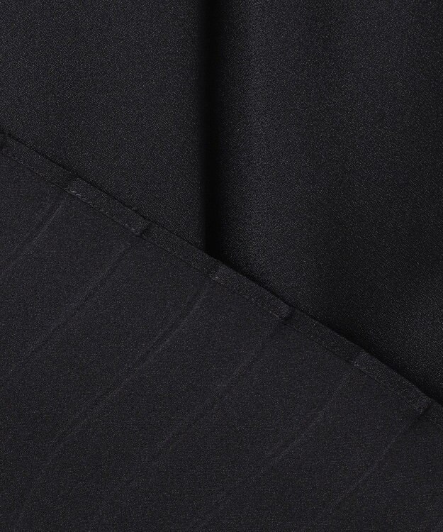 23区 【洗える】クリスタルアムンゼン ウエスト切り替え ワンピース ブラック系