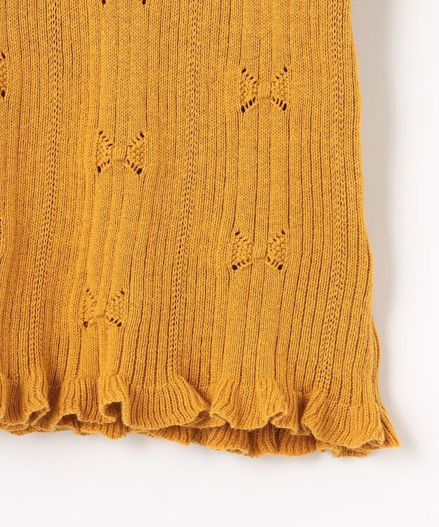 組曲 KIDS 【110-140㎝】リブニット マリーゴールド系