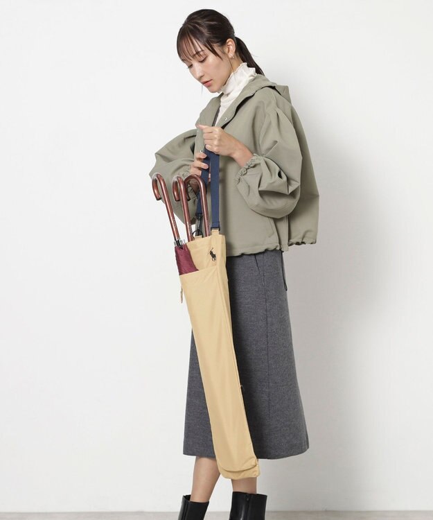 MOONBAT POLO RALPH LAUREN(ポロ ラルフローレン)ファミリー 傘袋 レインバッグ PP刺繍 ベージュ