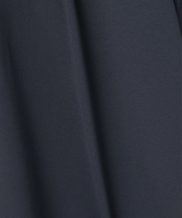 ICB 【WEB限定・洗える】ジョーゼットダブルジャージー ワンピース ネイビー系