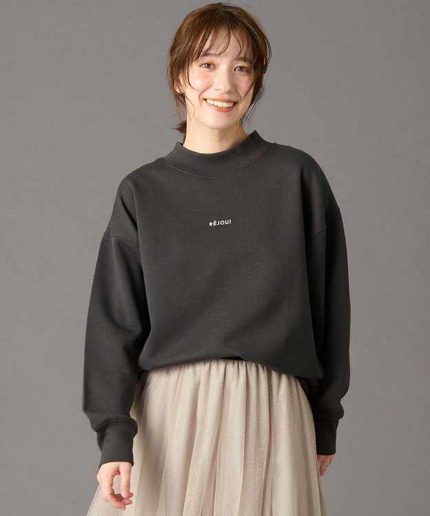 洗濯機可】裏起毛スウェットハイネックプルオーバー / ANY L