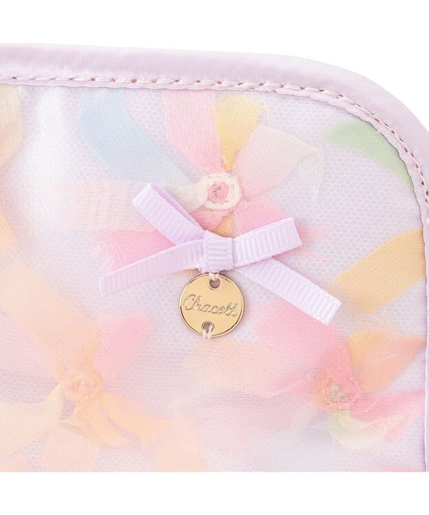 Chacott フラワーオーガンジーロールケース ロイヤルピンク